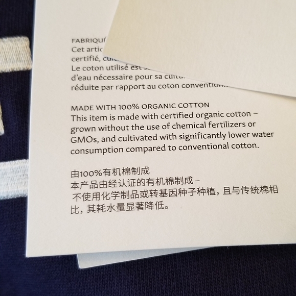 NWT KENZO Navy Embroidered Logo Hoodie Sweatshirt Dress Size S Organic Cotton - Picture 8 of 8